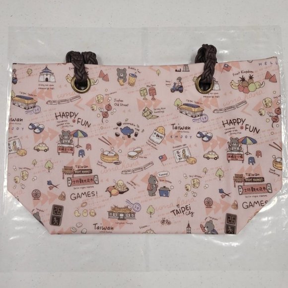 Waterproof Taiwan Woven Tote Shoulder Bag - Picture 9 of 12